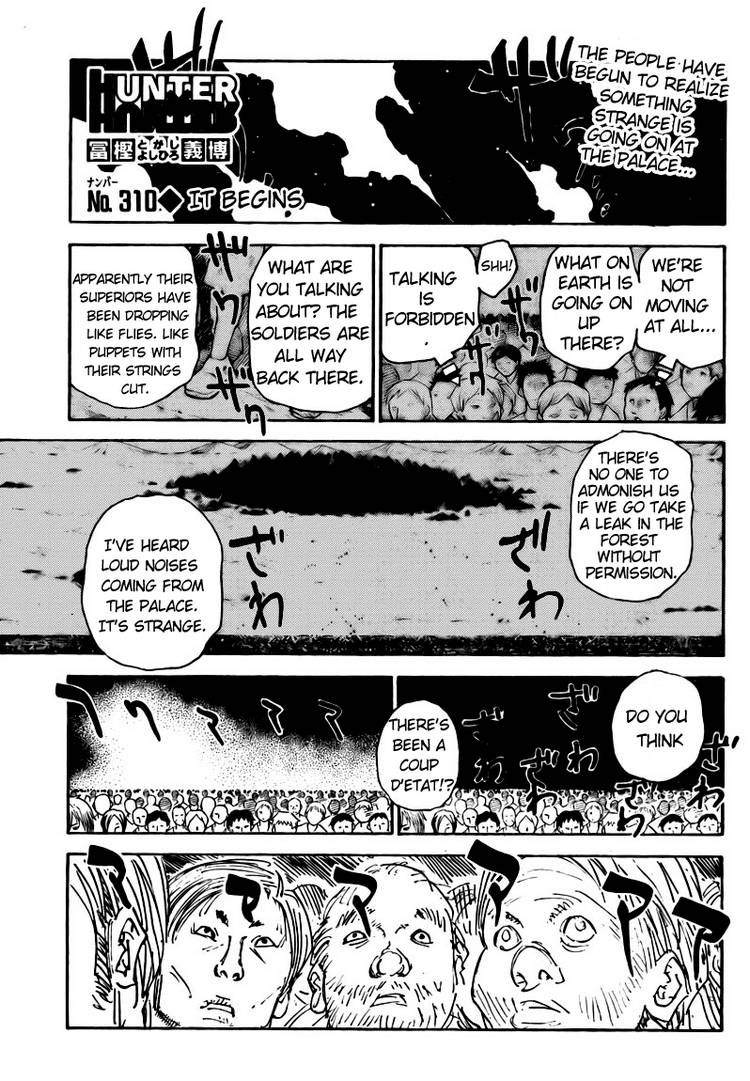Hunter x Hunter Chapter 310 - Page 1