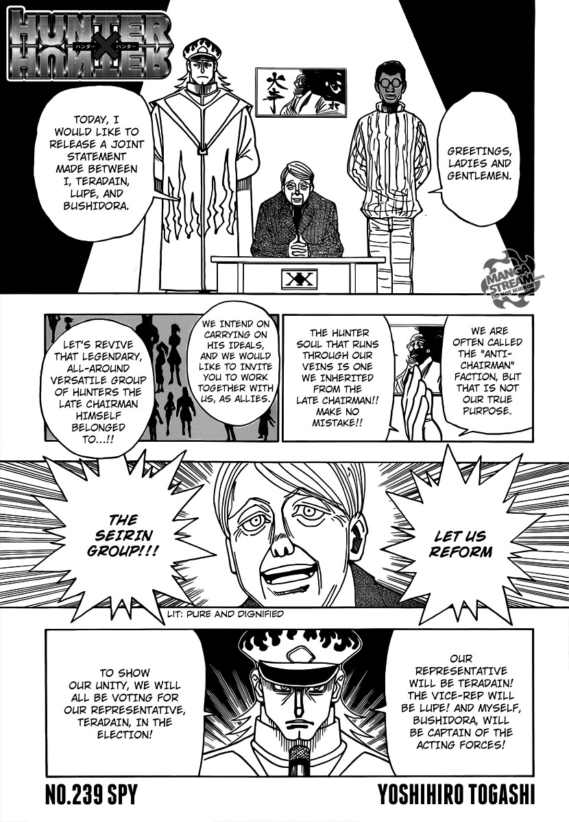 Hunter x Hunter Chapter 329 - Page 1