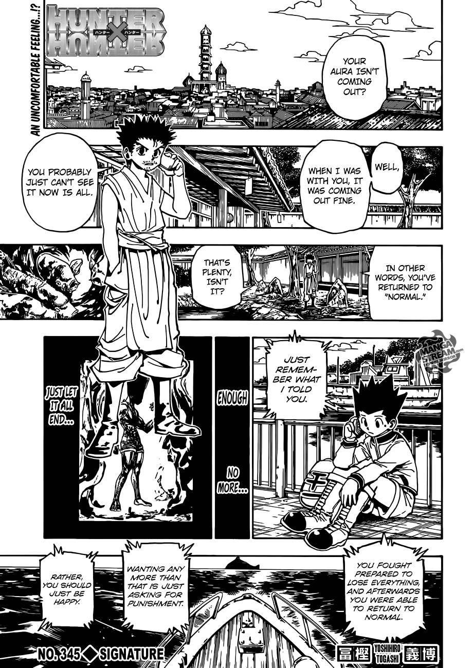 Hunter x Hunter Chapter 345 - Page 1