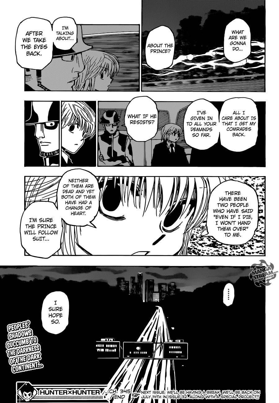 Hunter x Hunter Chapter 345 - Page 20