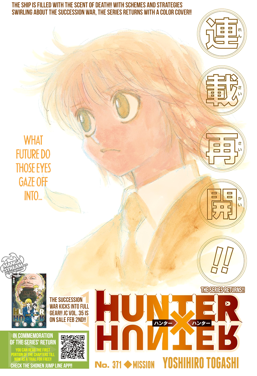 Hunter x Hunter Chapter 371 - Page 1