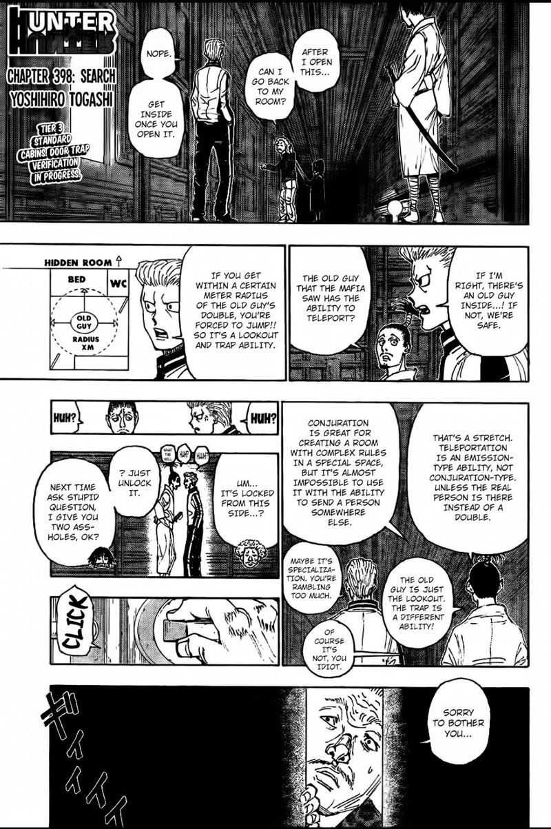 Hunter x Hunter Chapter 398 - Page 1