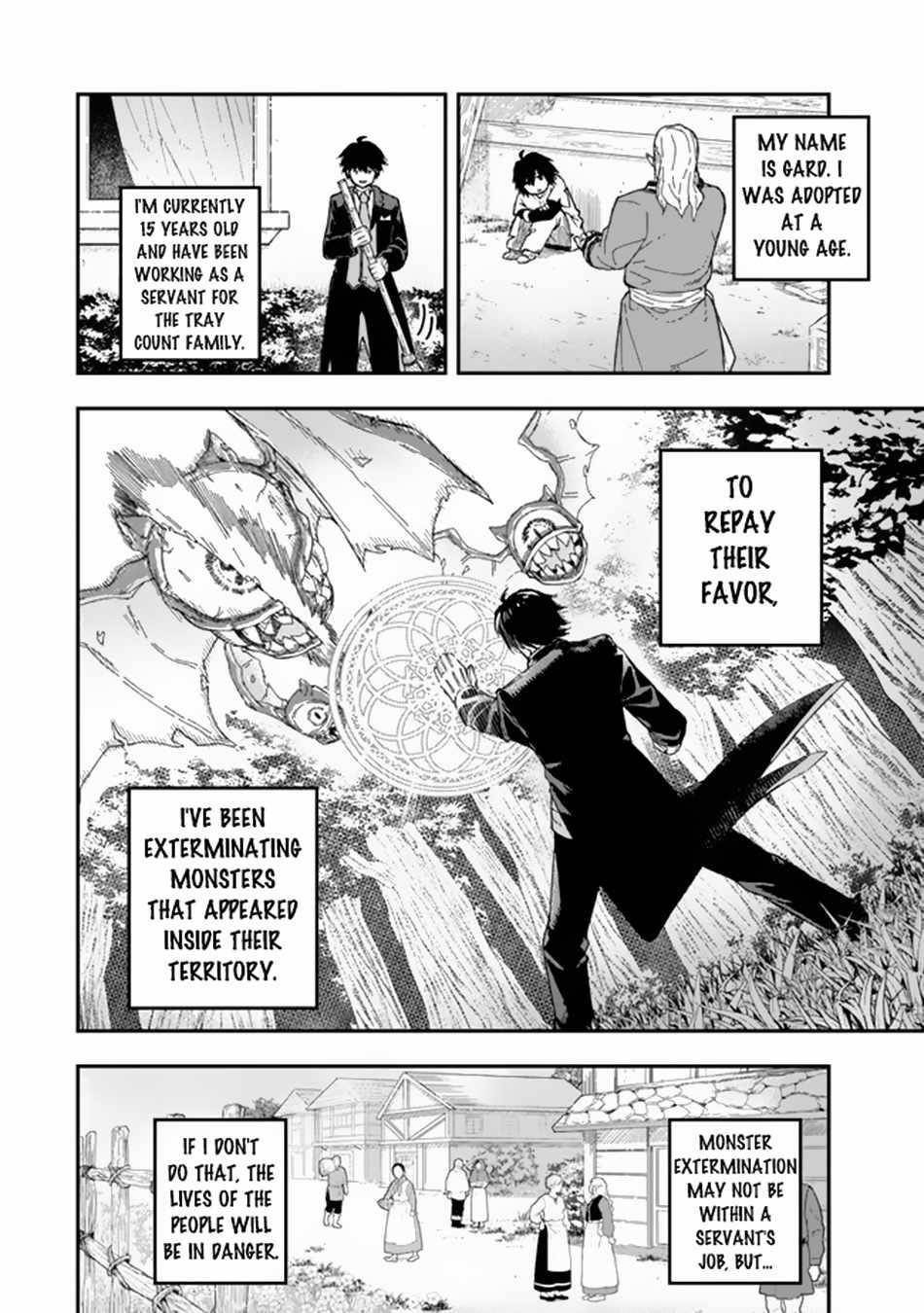 Gomi Ika da to Tsuihousareta Shounin, Jitsu wa Zensei Kensha desu Chapter 1 - Page 3