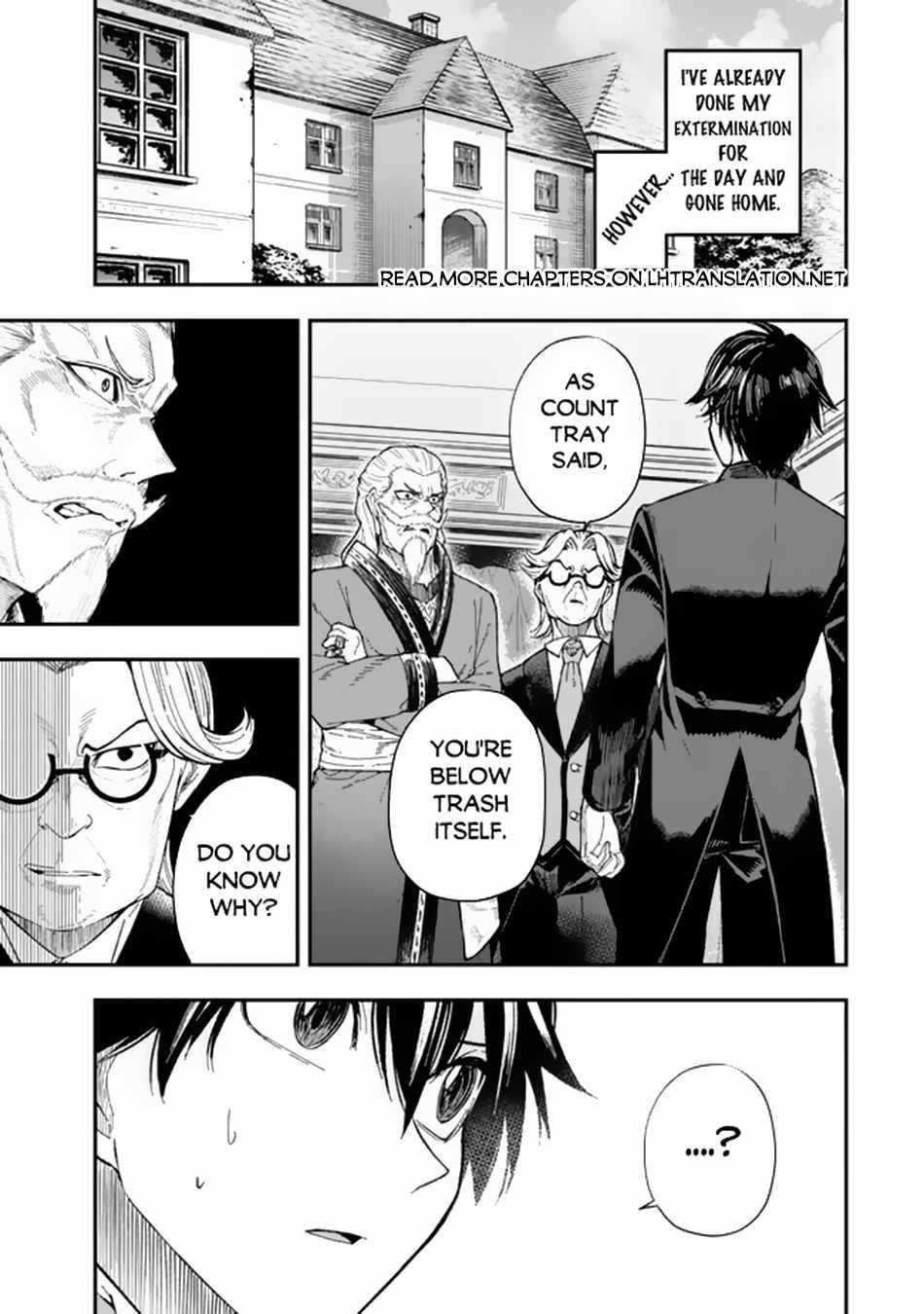 Gomi Ika da to Tsuihousareta Shounin, Jitsu wa Zensei Kensha desu Chapter 1 - Page 4