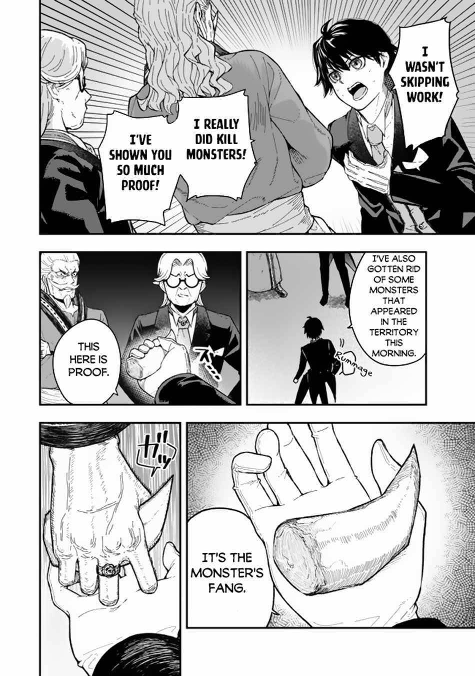 Gomi Ika da to Tsuihousareta Shounin, Jitsu wa Zensei Kensha desu Chapter 1 - Page 7