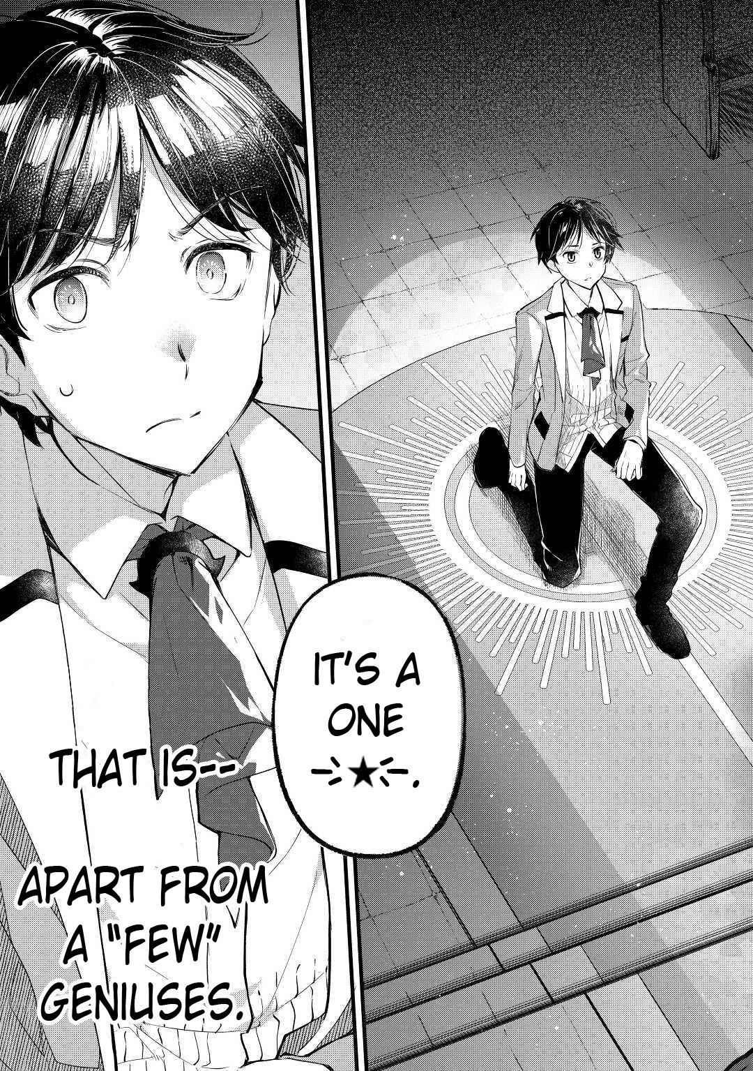 Ochikobore “1” Mahou Tsukai wa, Kyou mo Muishiki ni Cheat wo Tsukau Chapter 1 - Page 3