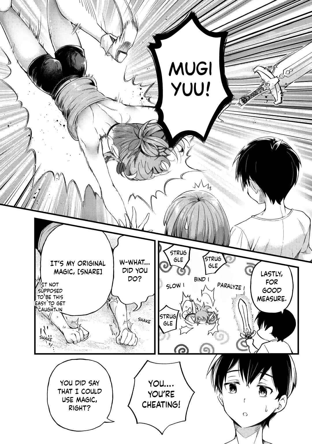 Ochikobore “1” Mahou Tsukai wa, Kyou mo Muishiki ni Cheat wo Tsukau Chapter 12 - Page 14