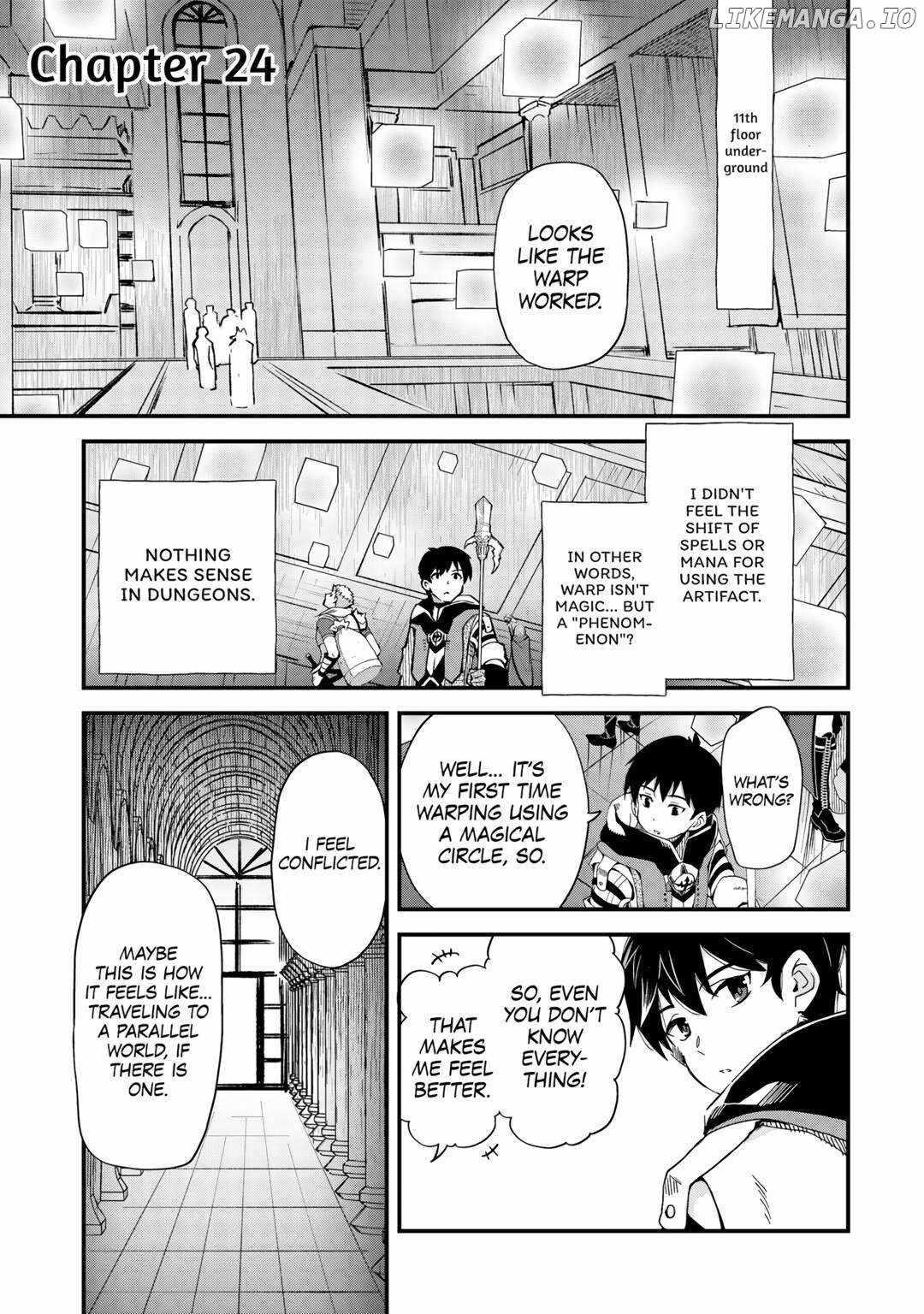 Ochikobore “1” Mahou Tsukai wa, Kyou mo Muishiki ni Cheat wo Tsukau Chapter 24 - Page 1