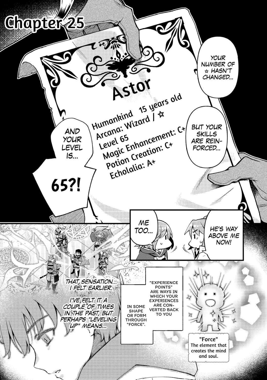 Ochikobore “1” Mahou Tsukai wa, Kyou mo Muishiki ni Cheat wo Tsukau Chapter 25 - Page 1