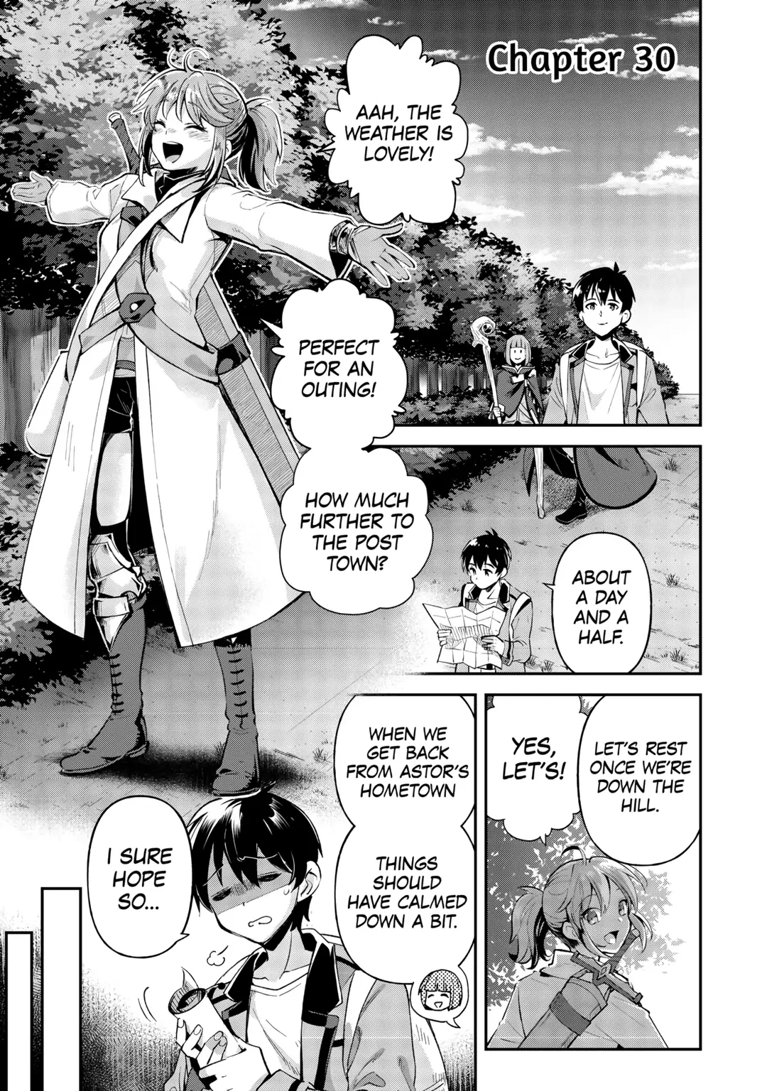 Ochikobore “1” Mahou Tsukai wa, Kyou mo Muishiki ni Cheat wo Tsukau Chapter 30 - Page 1