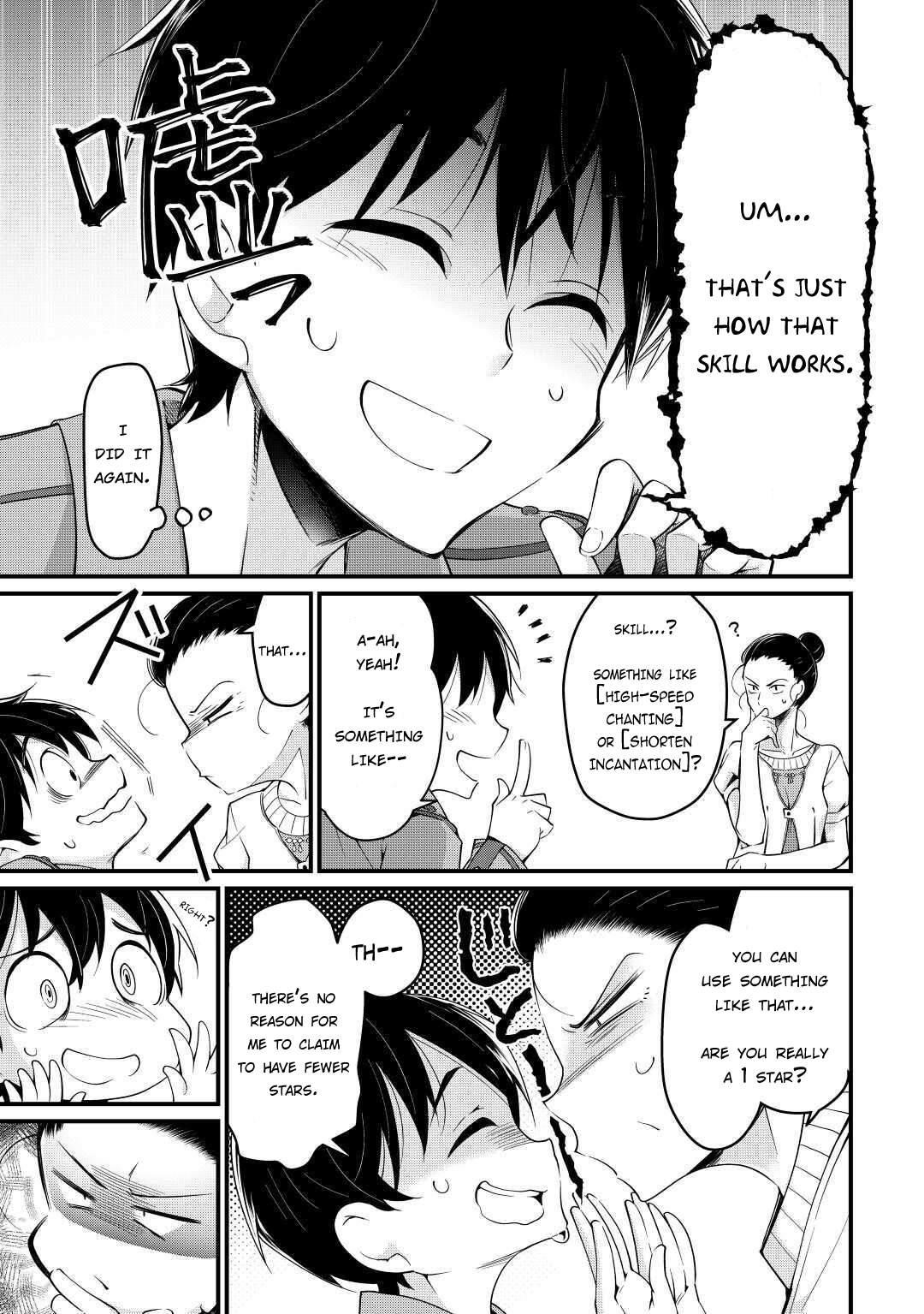 Ochikobore “1” Mahou Tsukai wa, Kyou mo Muishiki ni Cheat wo Tsukau Chapter 4 - Page 7