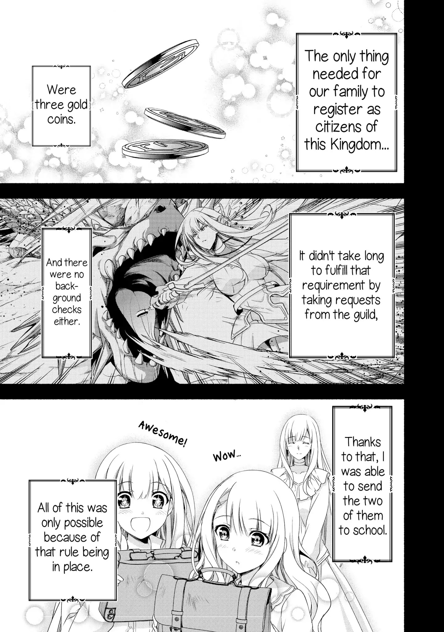 Even Though I’M A Former Noble And A Single Mother, My Daughters Are Too Cute And Working As An Adventurer Isn’T Too Much Of A Hassle Chapter 2.1 - Page 7