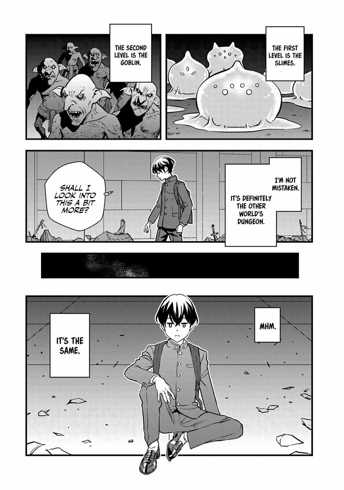 The hero returns from another world, becomes an influencer, and earns money in the real world, where dungeons have appeared! Chapter 1 - Page 59