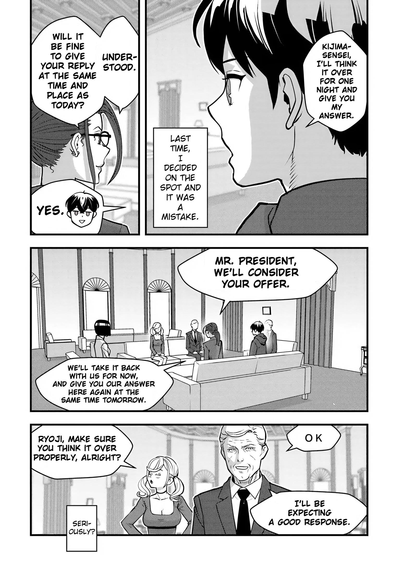 The hero returns from another world, becomes an influencer, and earns money in the real world, where dungeons have appeared! Chapter 27 - Page 13