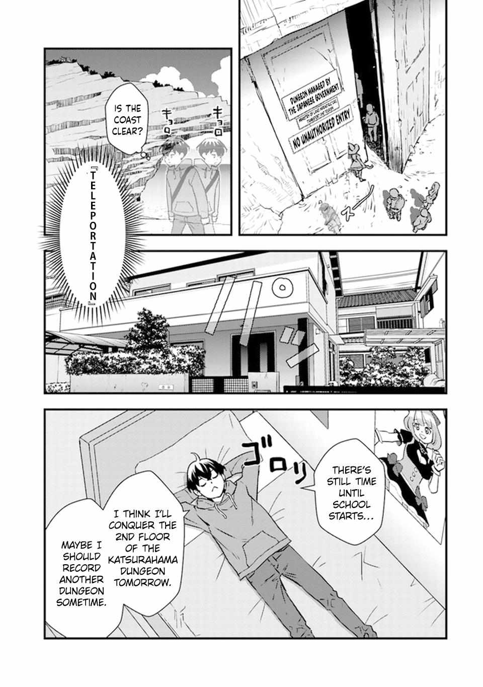 The hero returns from another world, becomes an influencer, and earns money in the real world, where dungeons have appeared! Chapter 5 - Page 37