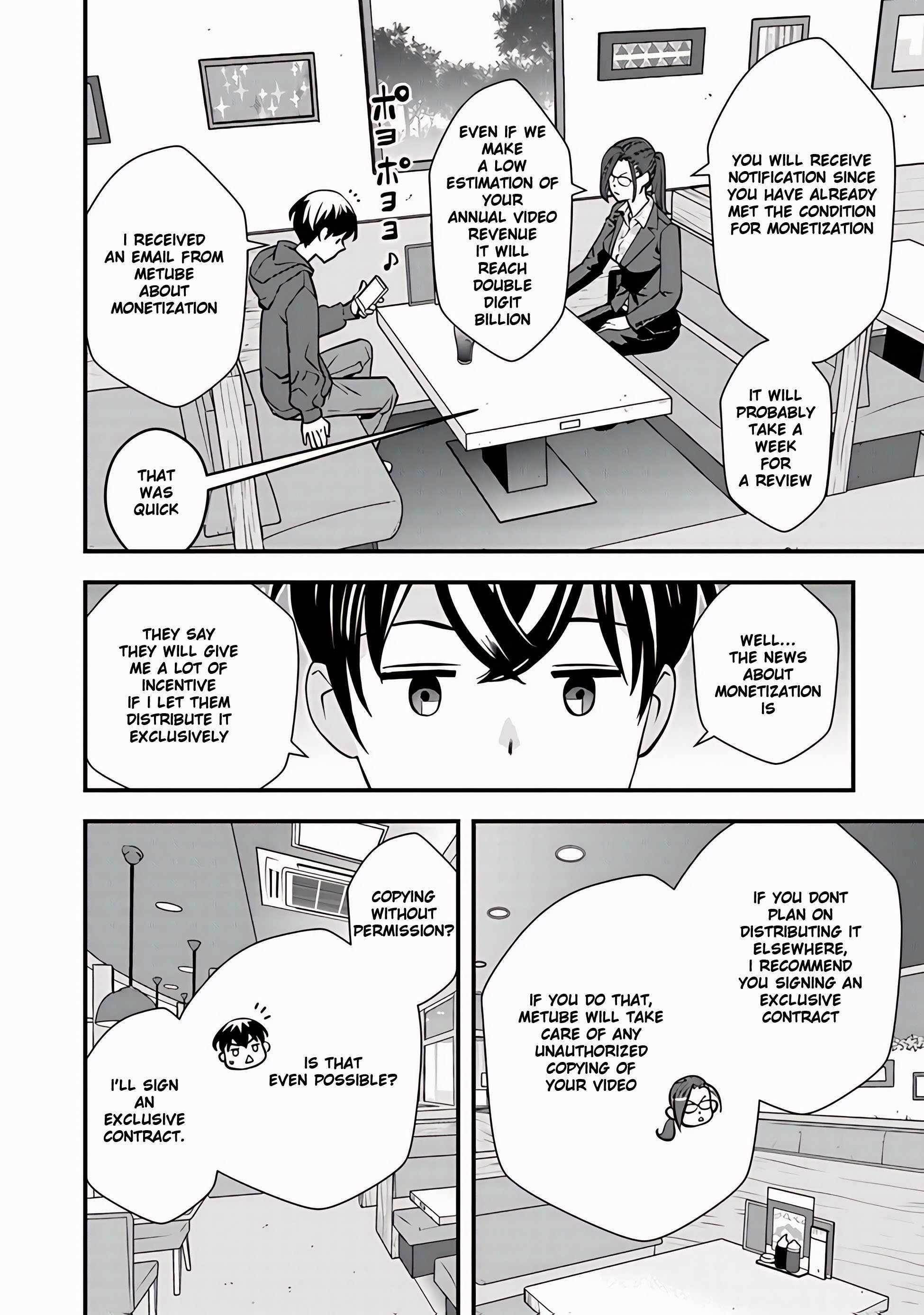 The hero returns from another world, becomes an influencer, and earns money in the real world, where dungeons have appeared! Chapter 7.2 - Page 12