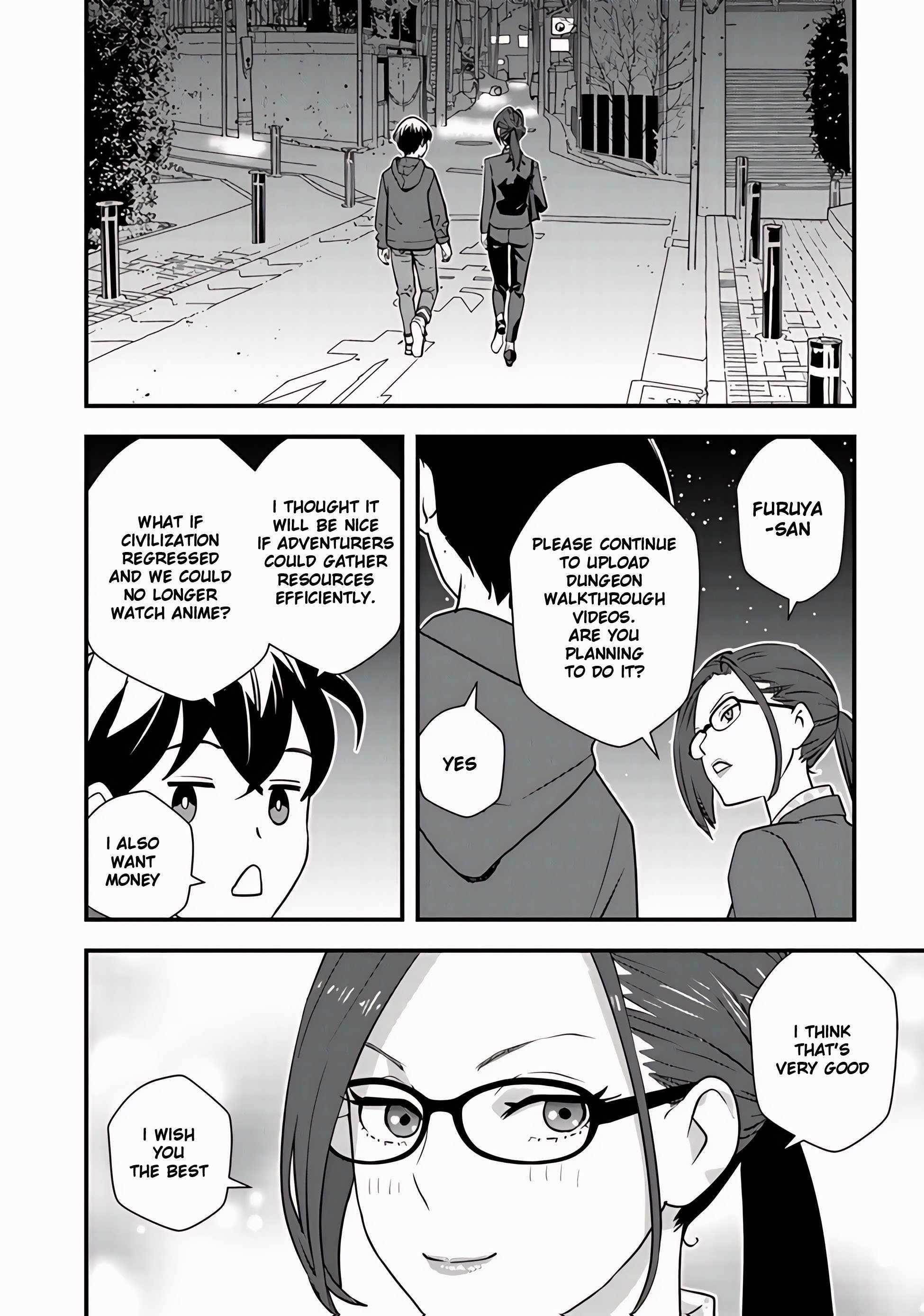 The hero returns from another world, becomes an influencer, and earns money in the real world, where dungeons have appeared! Chapter 7.2 - Page 18