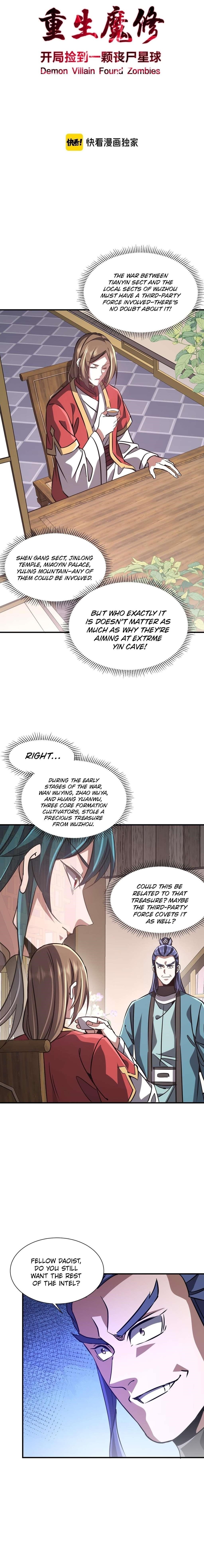 Reborn as a Demonic Cultivator: Starting with a Zombie Planet Chapter 35 - Page 1