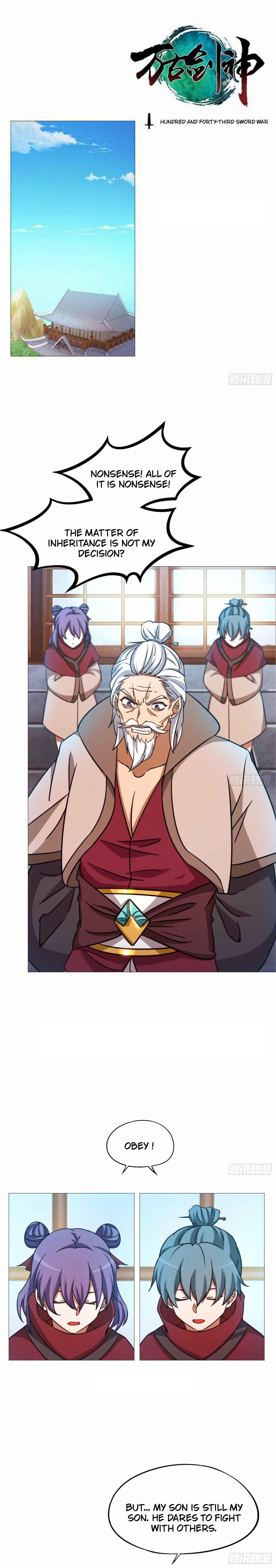 Everlasting God of Sword Chapter 143 - Page 1