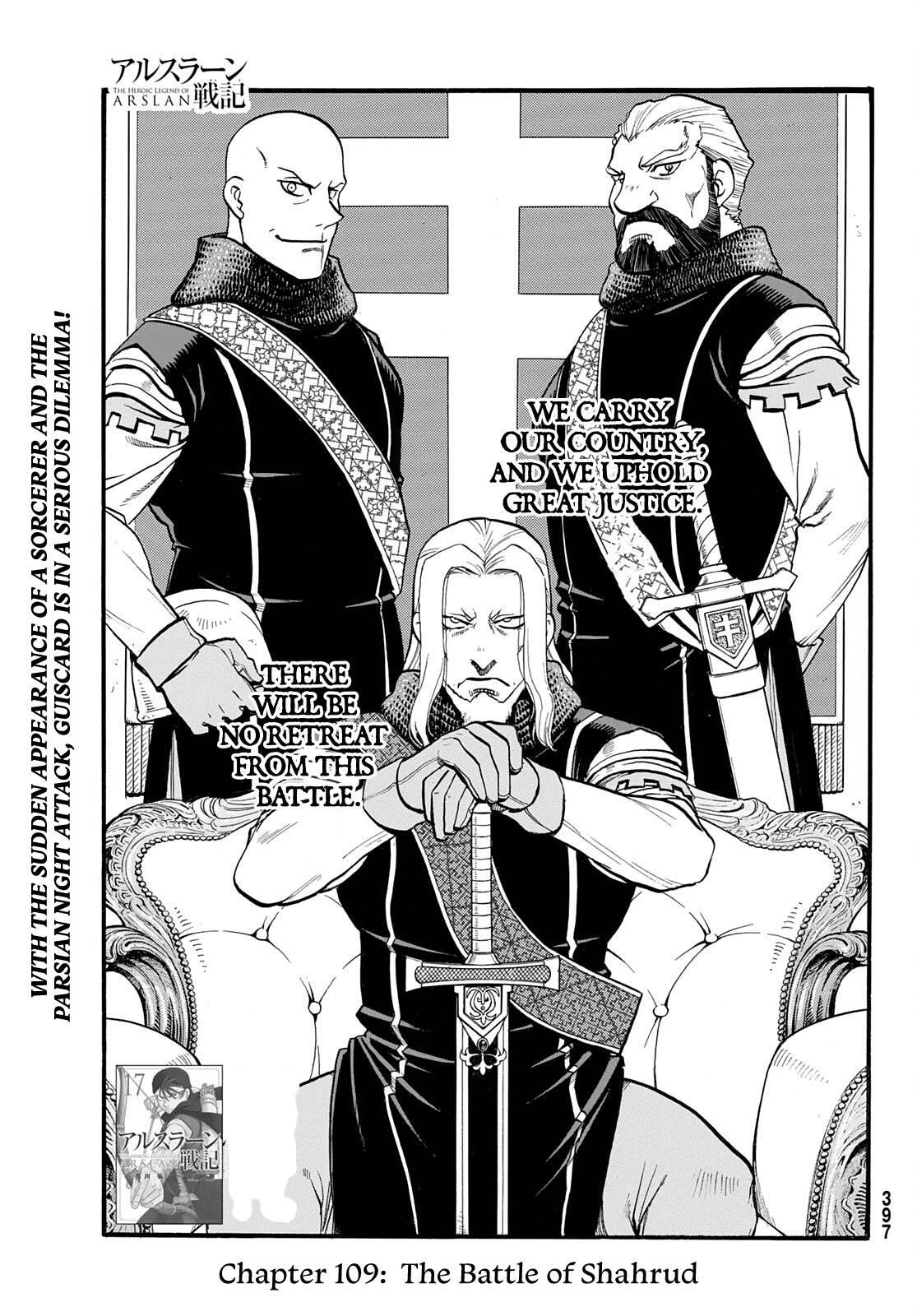 The Heroic Legend of Arslan Chapter 109 - Page 1