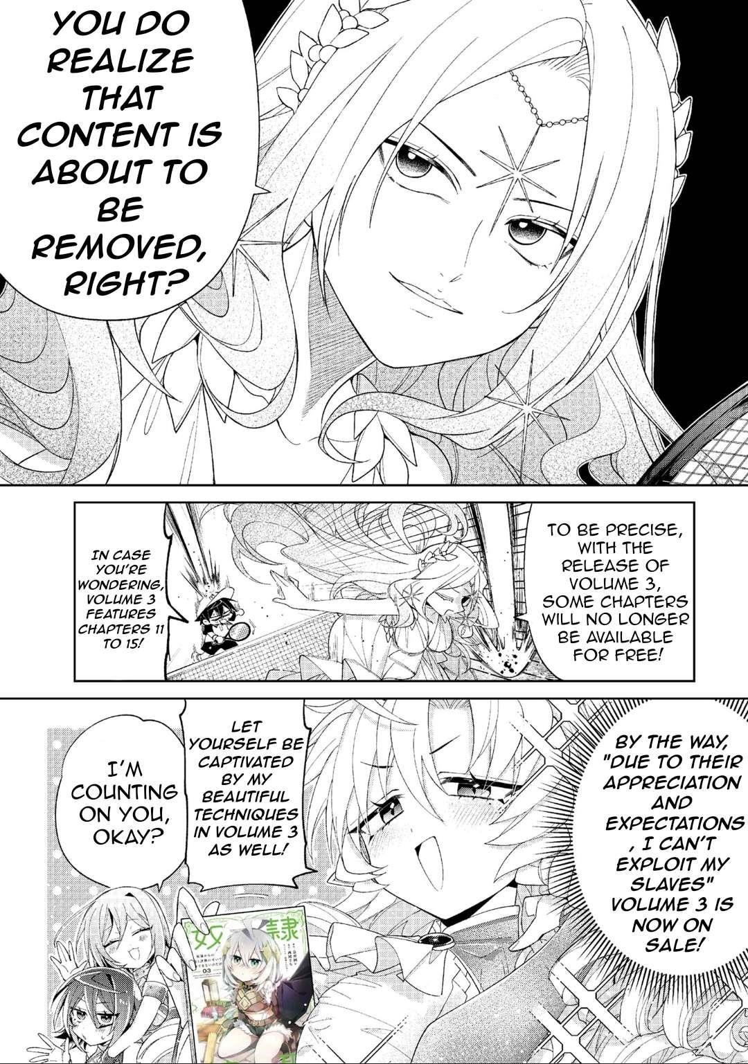 Due to their appreciation and expectations, I can’t exploit my slaves Chapter 15.5 - Page 1