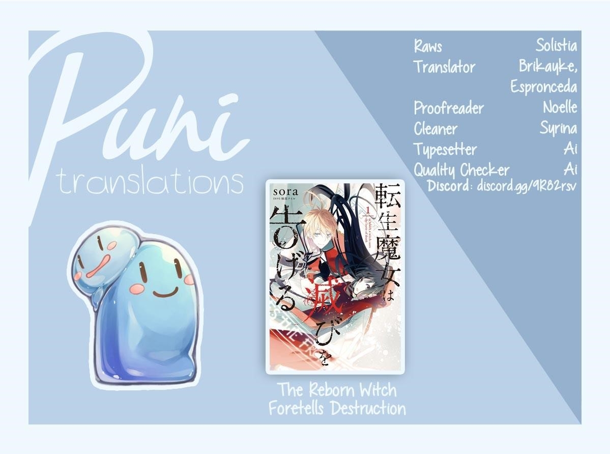 The Reborn Witch Foretells Destruction Chapter 8 - Page 1