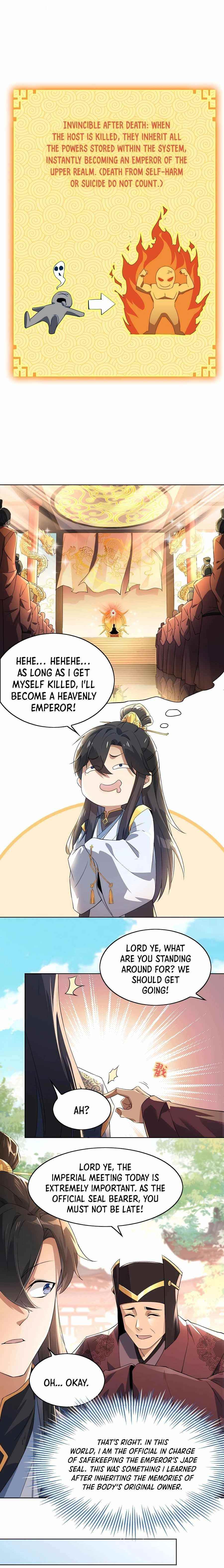 If I Don’t Die Soon, I’ll Really Become Invincible! Chapter 1 - Page 3