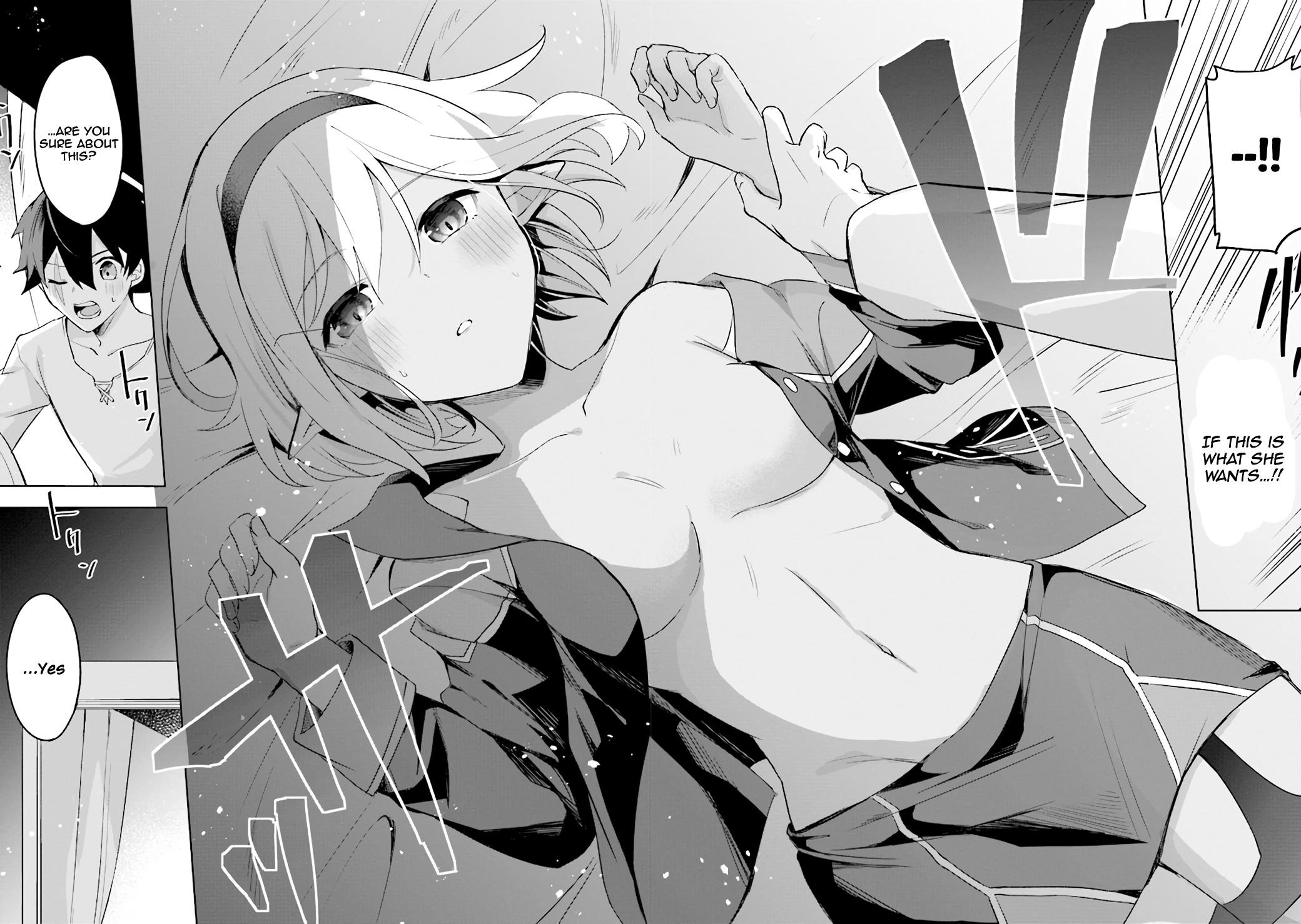 Kuro no Senki: It seems that I, who has moved to another world, is the strongest only on the bed Chapter 2.4 - Page 14