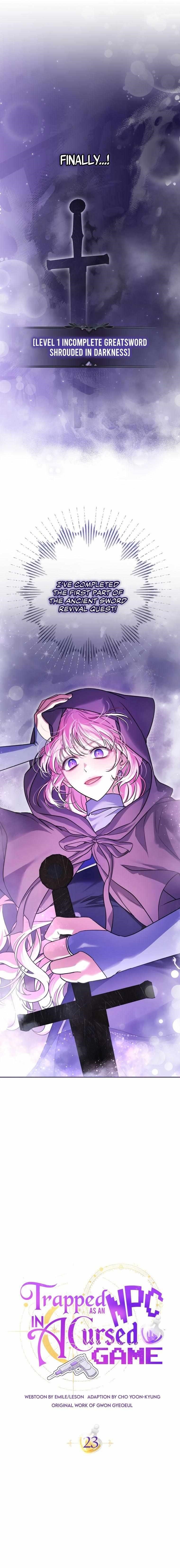 Trapped In A Cursed Game As An Npc Chapter 23 - Page 1