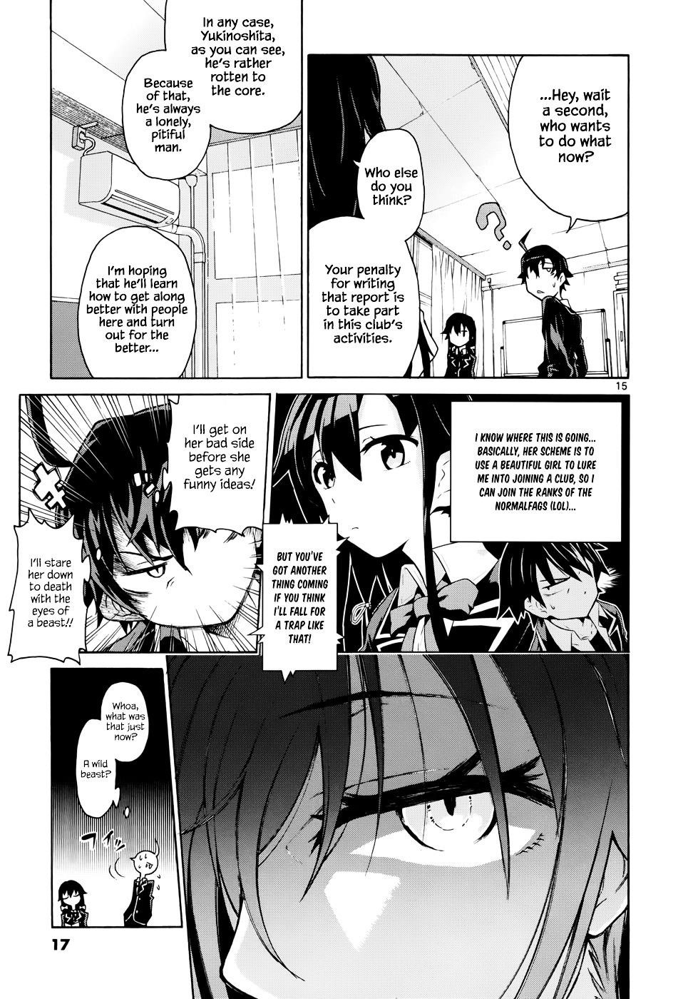 My Youth Romantic Comedy Is Wrong as I Expected @ comic Chapter 1 - Page 16