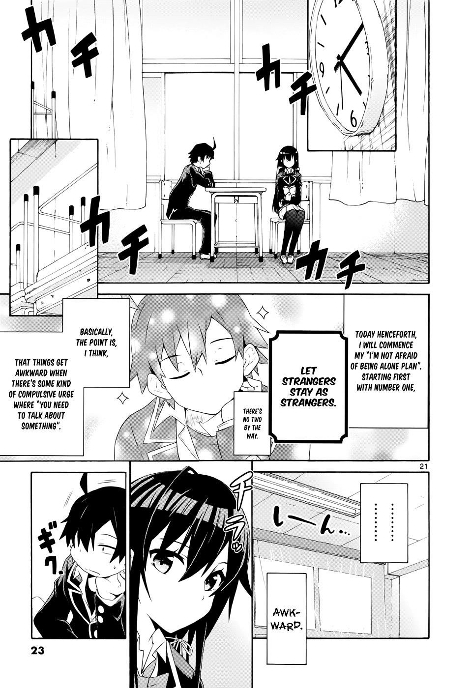 My Youth Romantic Comedy Is Wrong as I Expected @ comic Chapter 1 - Page 22