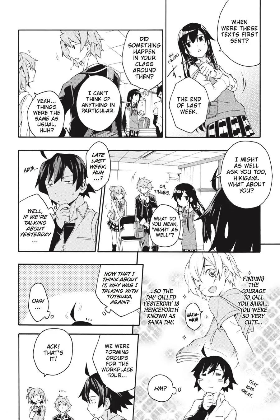 My Youth Romantic Comedy Is Wrong as I Expected @ comic Chapter 10 - Page 10