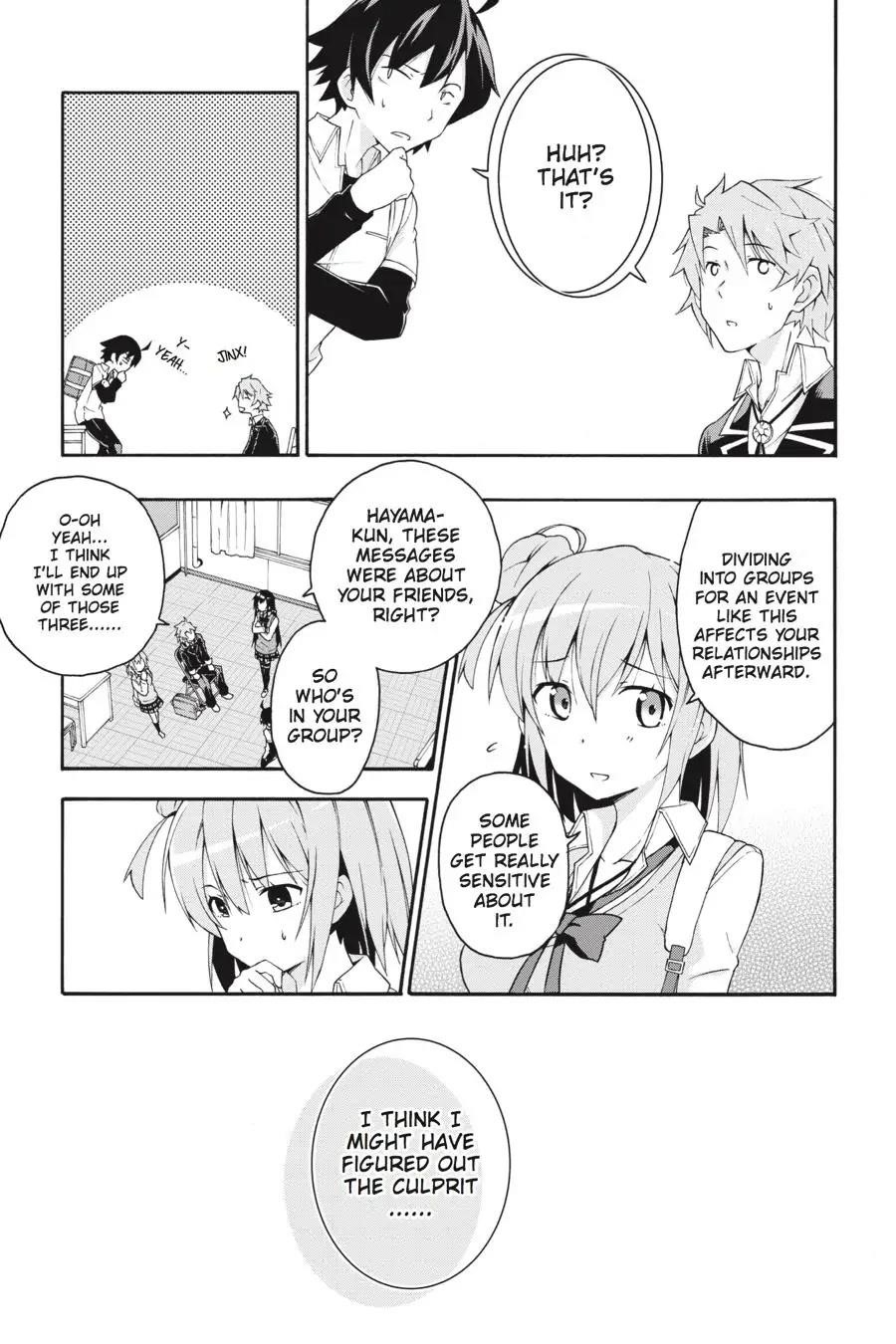 My Youth Romantic Comedy Is Wrong as I Expected @ comic Chapter 10 - Page 11