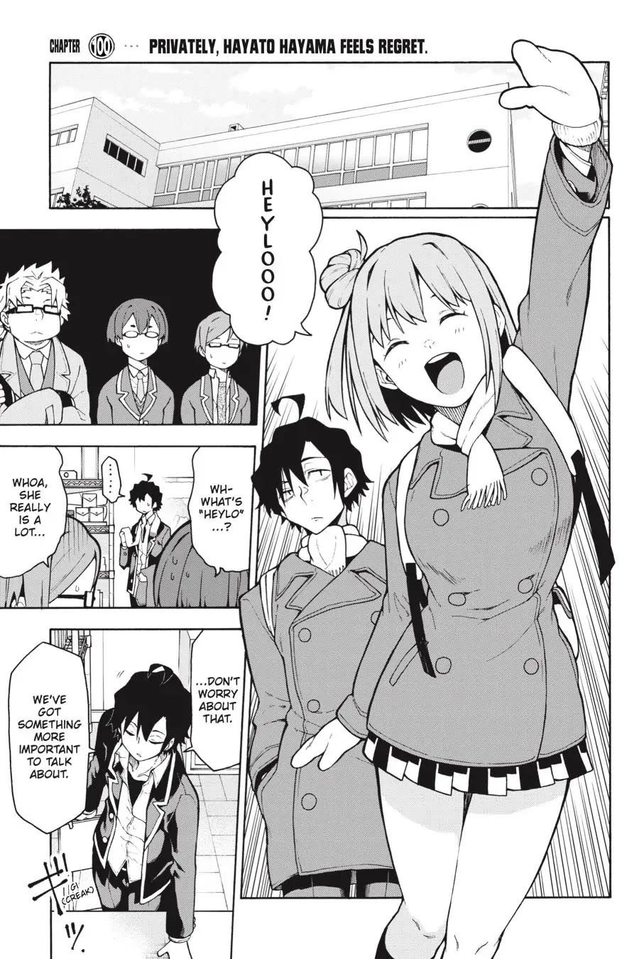 My Youth Romantic Comedy Is Wrong as I Expected @ comic Chapter 100 - Page 1