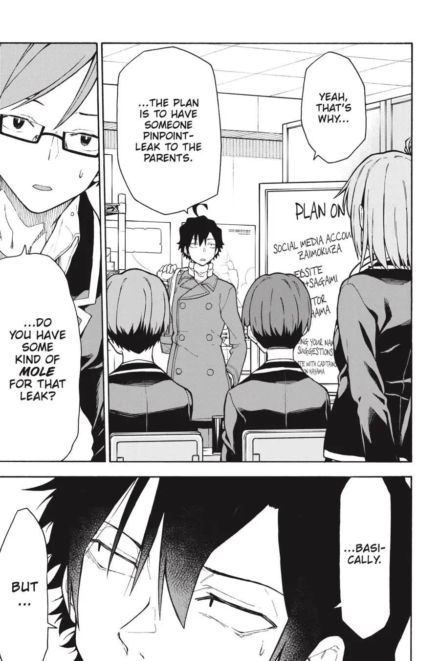 My Youth Romantic Comedy Is Wrong as I Expected @ comic Chapter 101 - Page 28