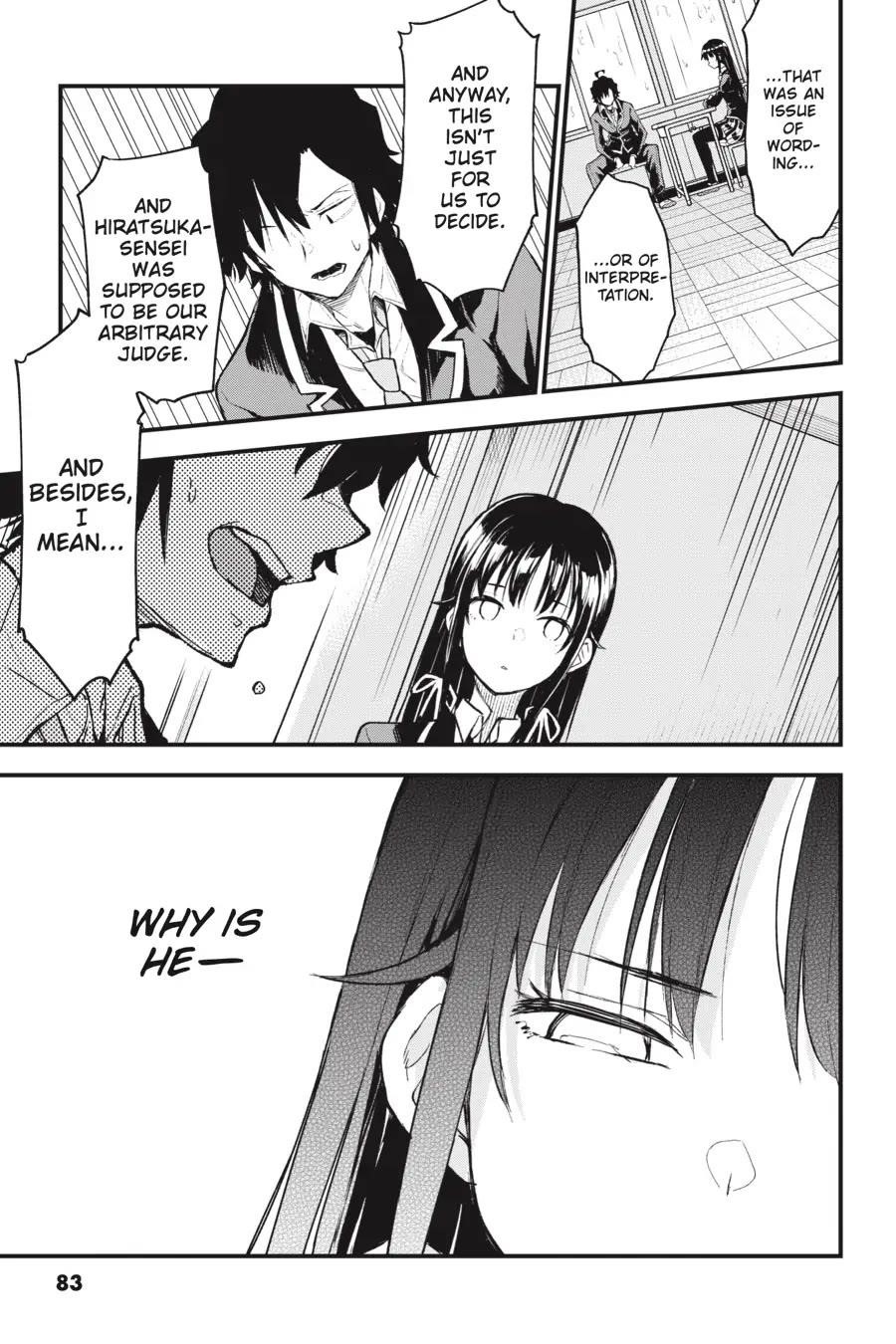 My Youth Romantic Comedy Is Wrong as I Expected @ comic Chapter 103.5 - Page 19