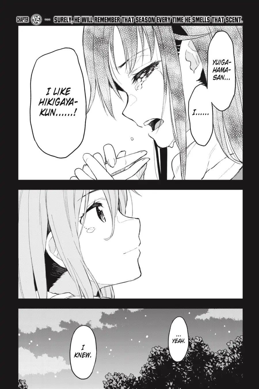 My Youth Romantic Comedy Is Wrong as I Expected @ comic Chapter 105 - Page 1