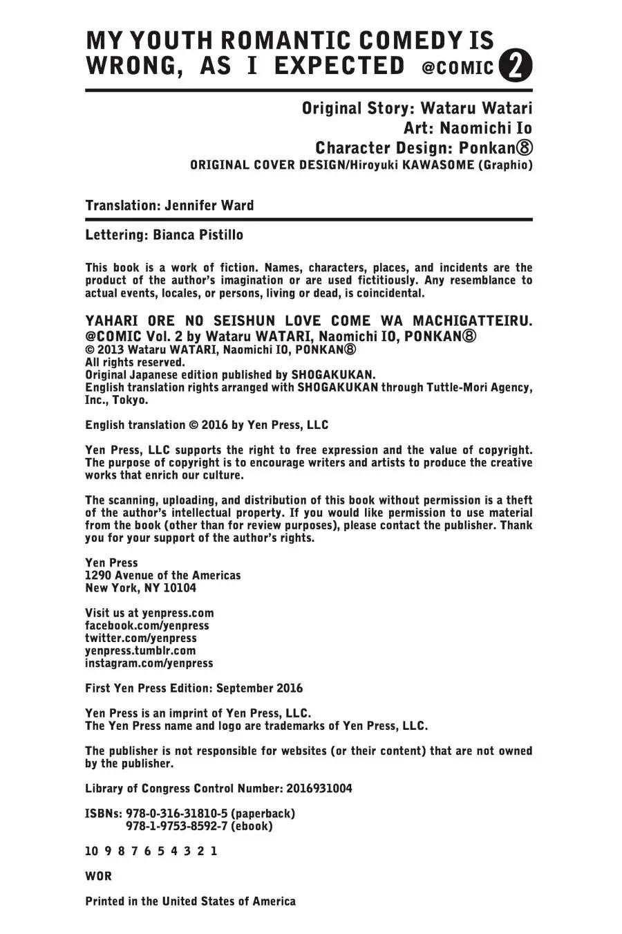 My Youth Romantic Comedy Is Wrong as I Expected @ comic Chapter 11 - Page 35