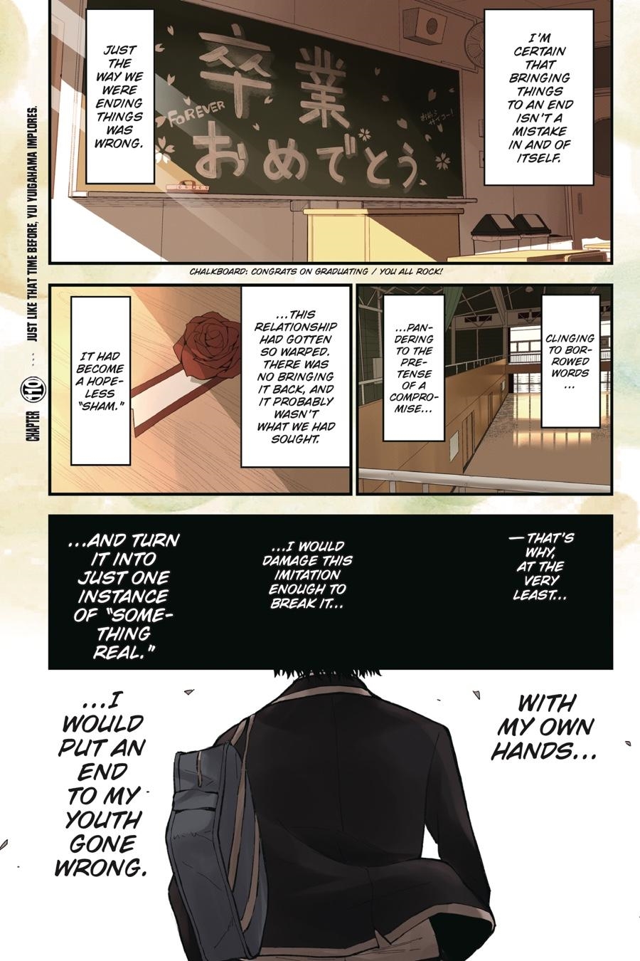 My Youth Romantic Comedy Is Wrong as I Expected @ comic Chapter 110 - Page 2