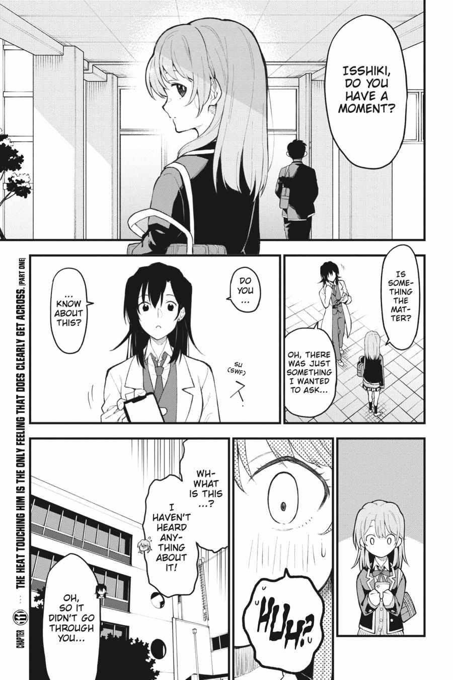 My Youth Romantic Comedy Is Wrong as I Expected @ comic Chapter 111 - Page 1