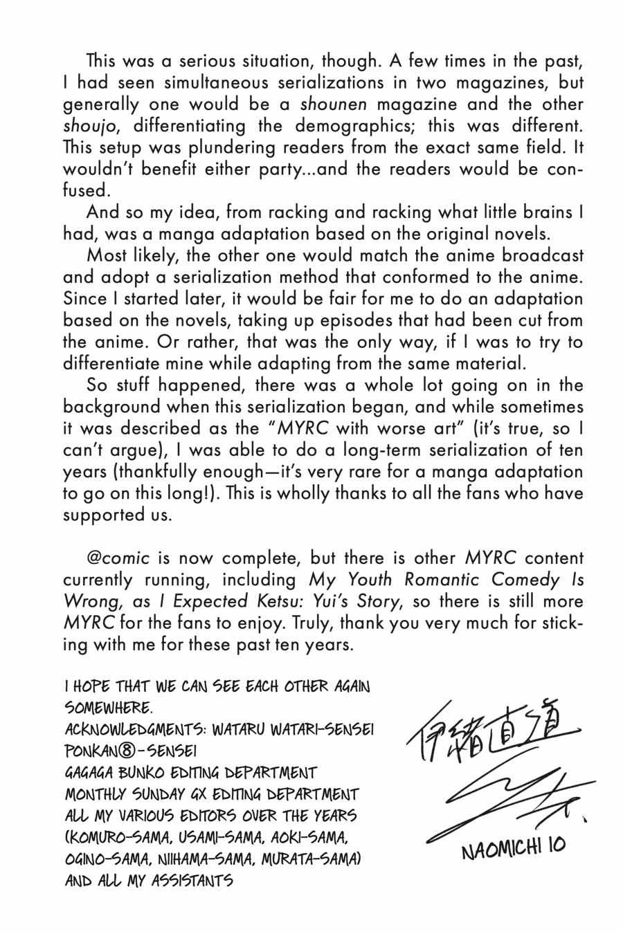 My Youth Romantic Comedy Is Wrong as I Expected @ comic Chapter 118.5 - Page 35