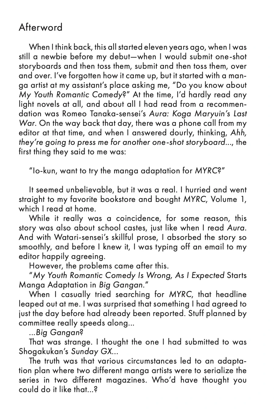 My Youth Romantic Comedy Is Wrong as I Expected @ comic Chapter 119 - Page 34