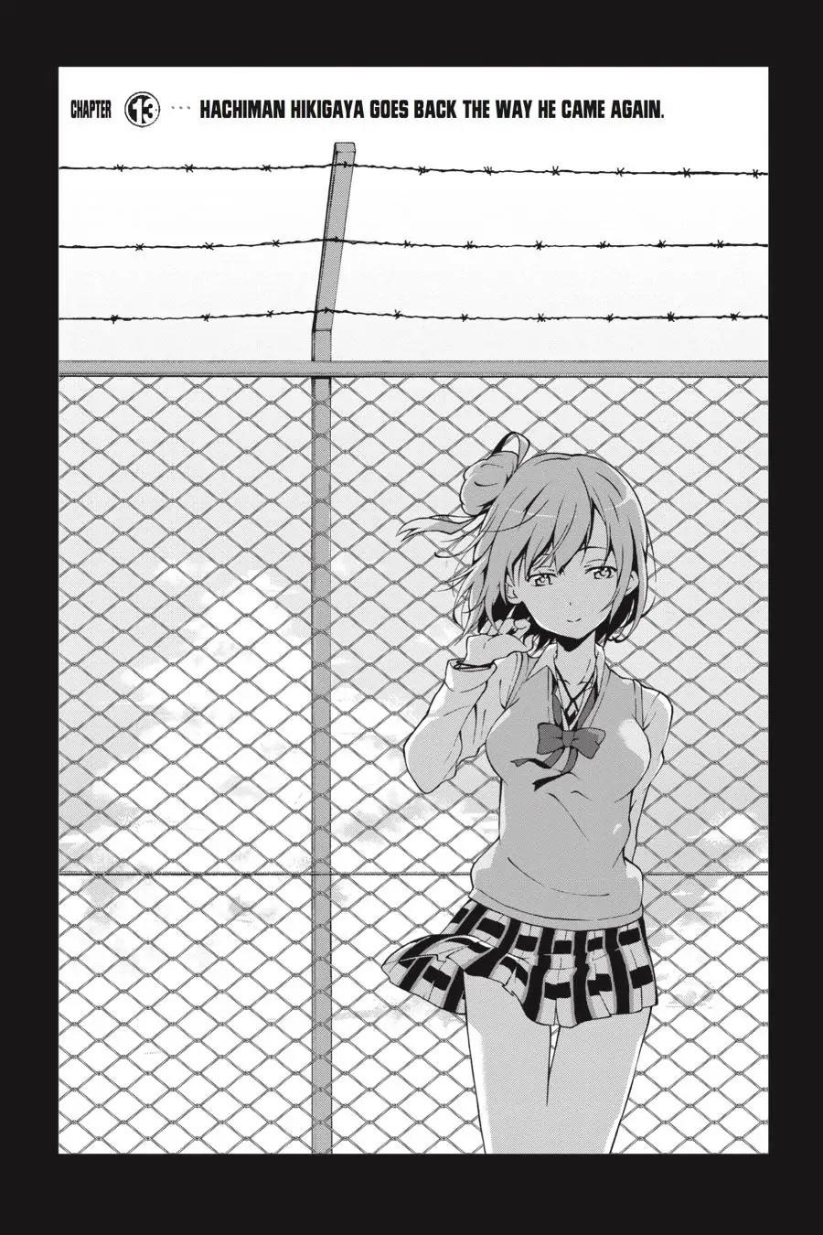 My Youth Romantic Comedy Is Wrong as I Expected @ comic Chapter 13 - Page 1