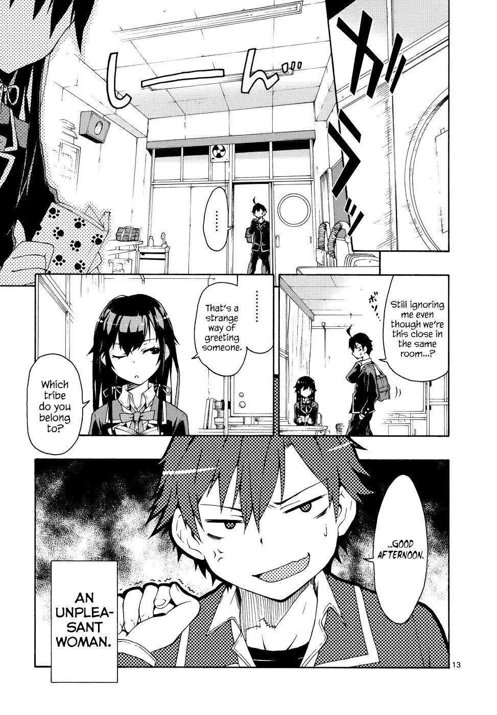 My Youth Romantic Comedy Is Wrong as I Expected @ comic Chapter 2 - Page 13