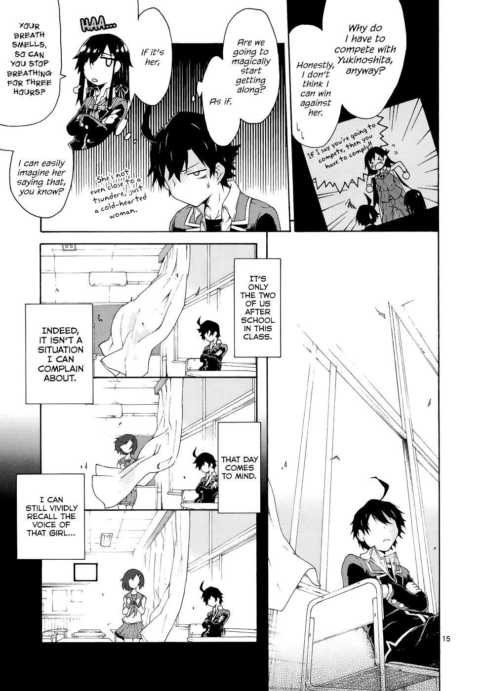 My Youth Romantic Comedy Is Wrong as I Expected @ comic Chapter 2 - Page 15