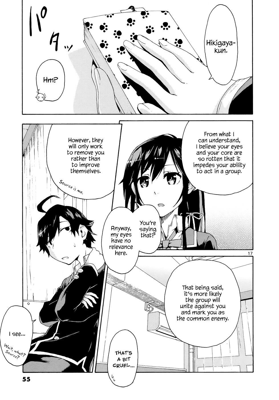 My Youth Romantic Comedy Is Wrong as I Expected @ comic Chapter 2 - Page 17