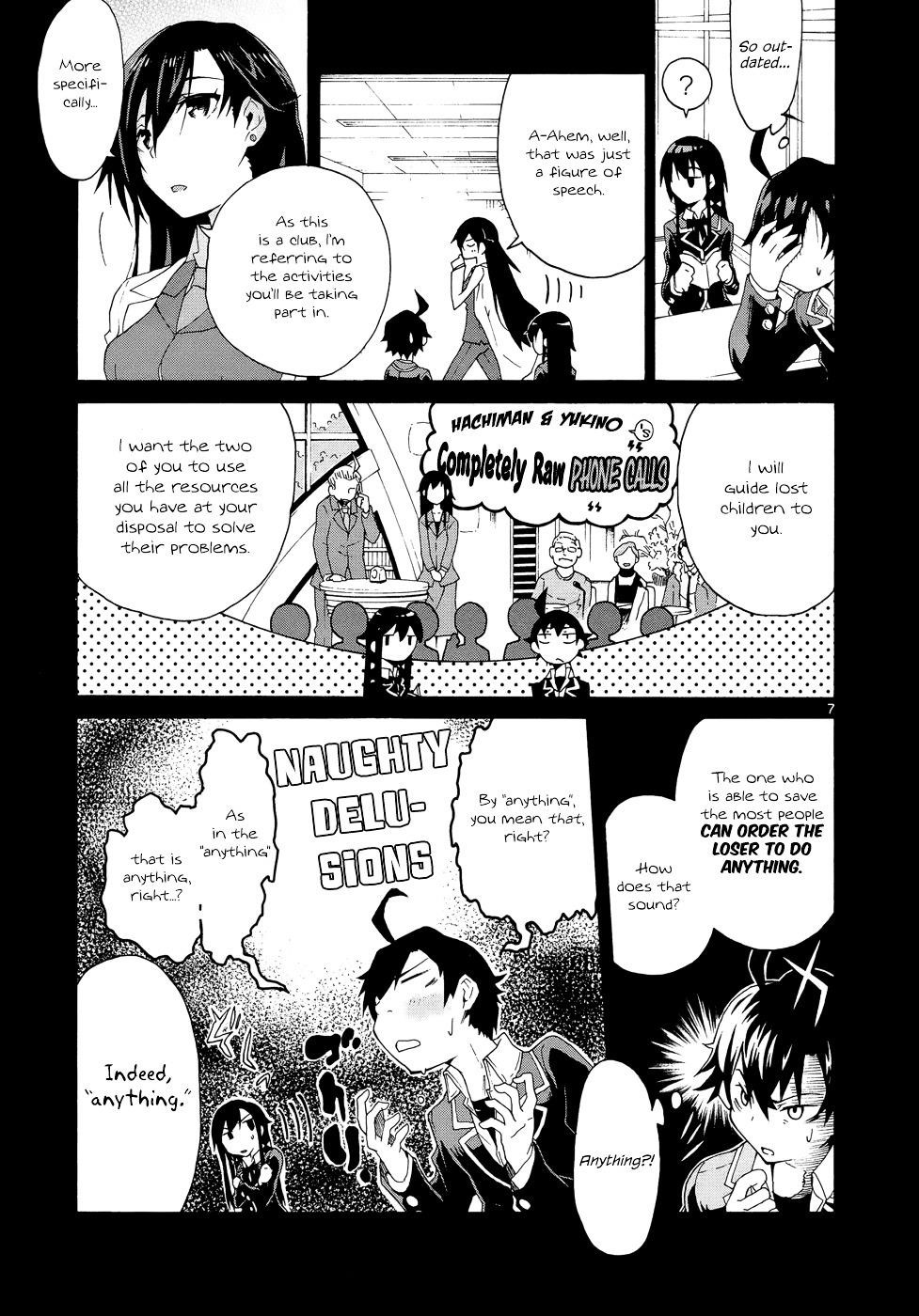 My Youth Romantic Comedy Is Wrong as I Expected @ comic Chapter 2 - Page 7