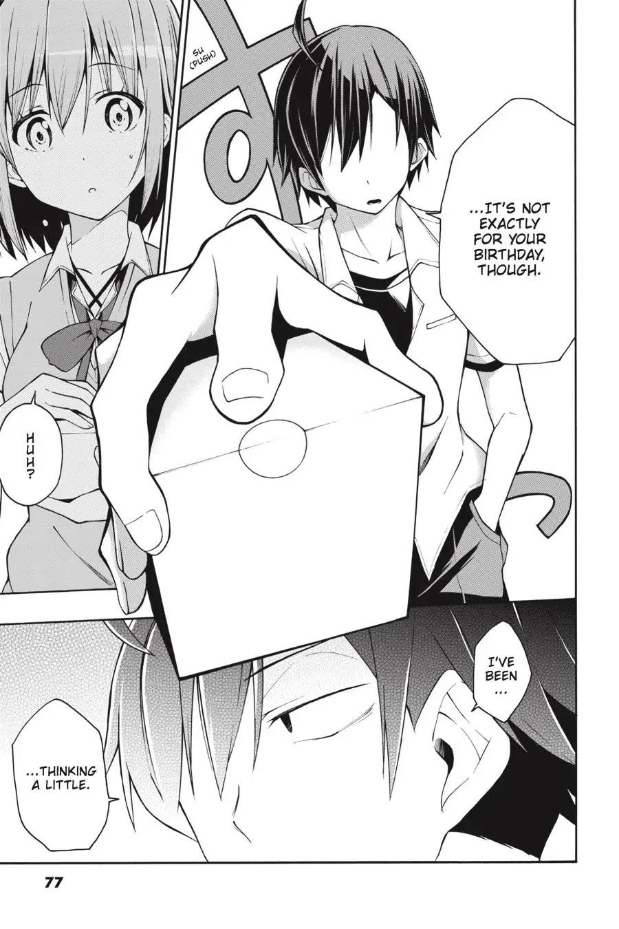 My Youth Romantic Comedy Is Wrong as I Expected @ comic Chapter 20 - Page 9