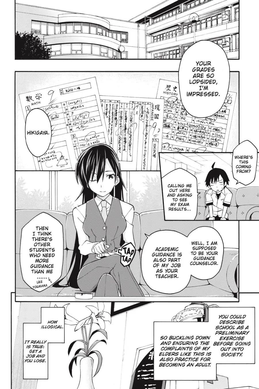 My Youth Romantic Comedy Is Wrong as I Expected @ comic Chapter 21 - Page 2