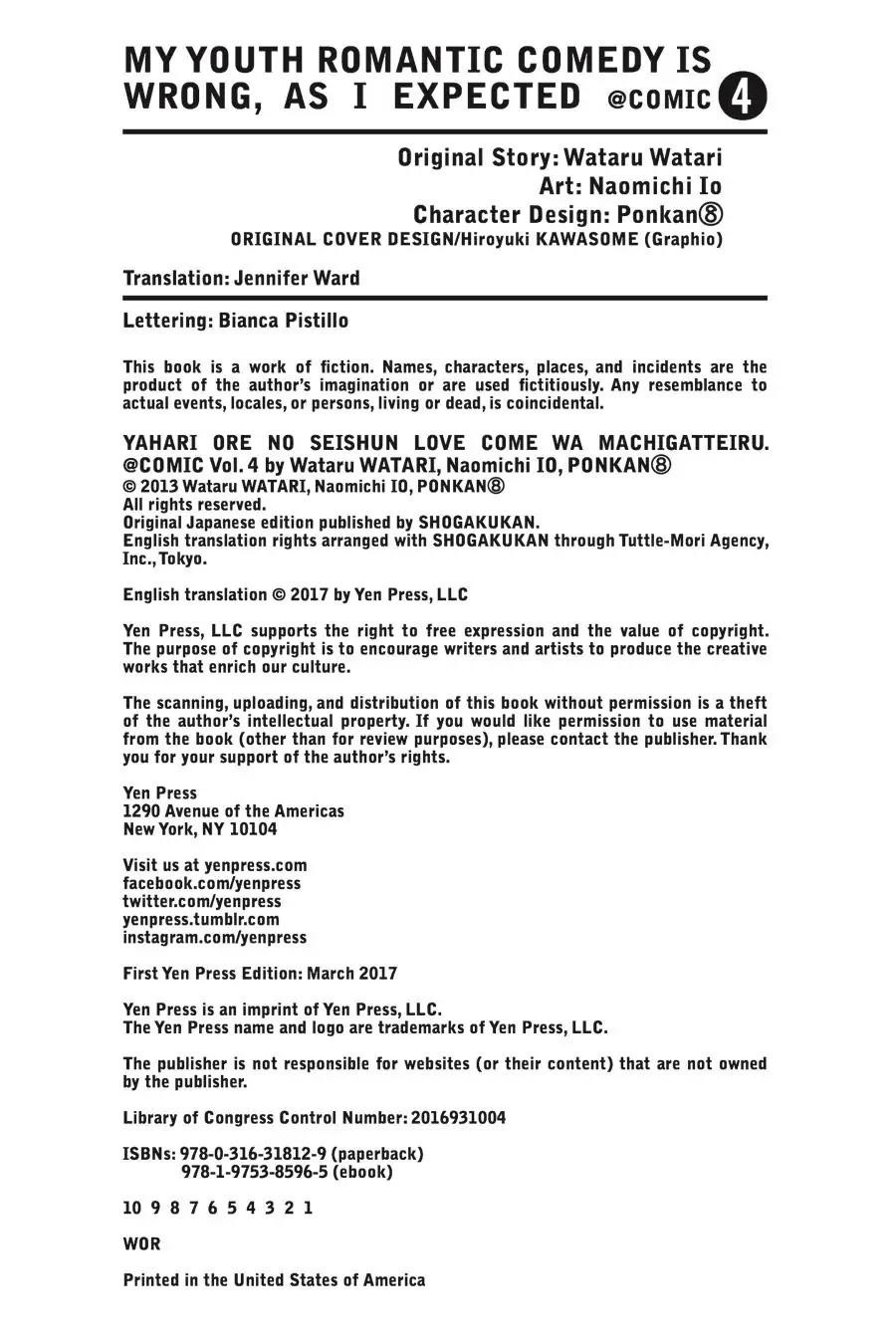 My Youth Romantic Comedy Is Wrong as I Expected @ comic Chapter 23 - Page 35